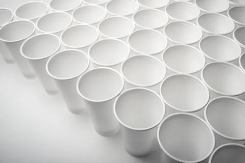 Disposable cups Stock Photos