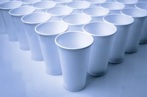Disposable dishes Stock Photos