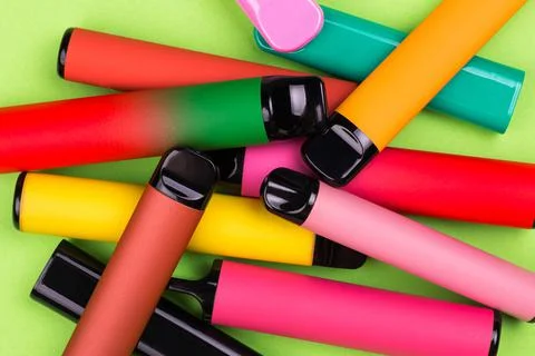 Disposable e-cigarettes device pod system Foto stock