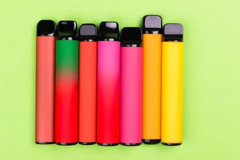 Disposable e-cigarettes device pod system Stock Photos
