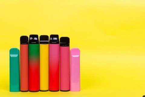 Disposable e-cigarettes device pod system Stock Photos