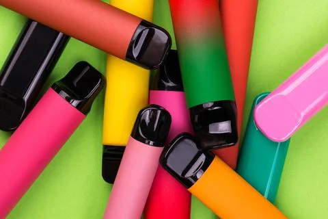 Disposable e-cigarettes device pod system Foto stock