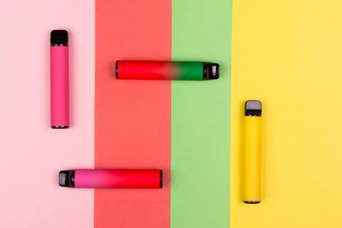 Disposable e-cigarettes device pod system Foto stock