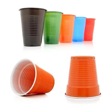 Disposable glasses Stock Photos