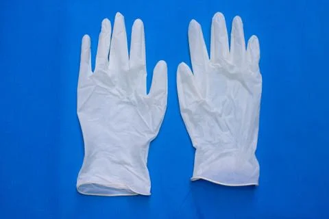 Disposable gloves Stock Photos
