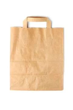 Disposable paper bag Stock Photos