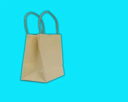 Disposable paper bag Stock Photos