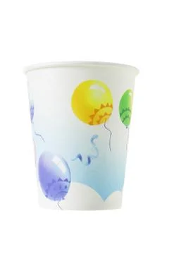 Disposable paper cup Stock Photos