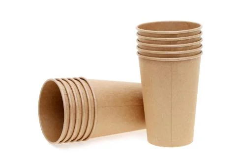 Disposable paper cup Stock-Fotos