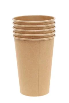 Disposable paper cup Stock Photos