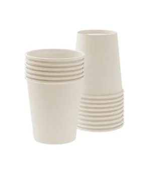 Disposable paper cups Foto stock