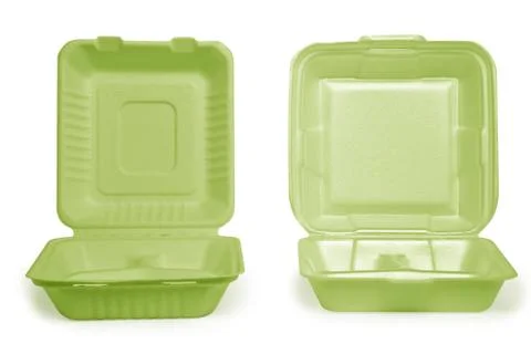 Disposable paperboard container Stock Photos