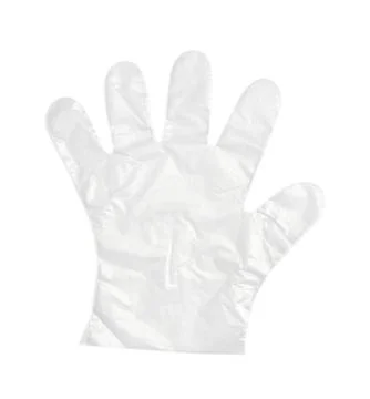 Disposable plastic glove Stock Photos