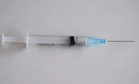 Disposable plastic syringes Stock Photos