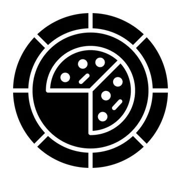 Disposable plate Vector Icon Design Illustration Stock Illustration