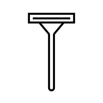 Disposable razor icon. Shaving. Vector. Stock Illustration