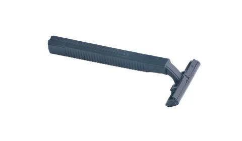 Disposable razor isolated on white background Stock Photos