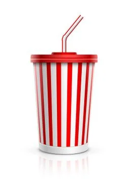Disposable Soda Cup Stock Illustration
