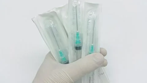 Disposable Syringe Package  Stock-Fotos