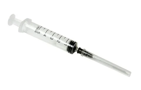 Disposable syringe Stock Photos