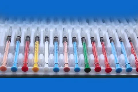 Disposable syringes Stock Photos