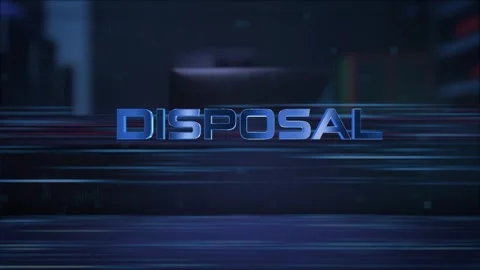 Disposal Stock Footage 269774143