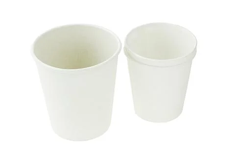 Disposal paper cups Stock Photos