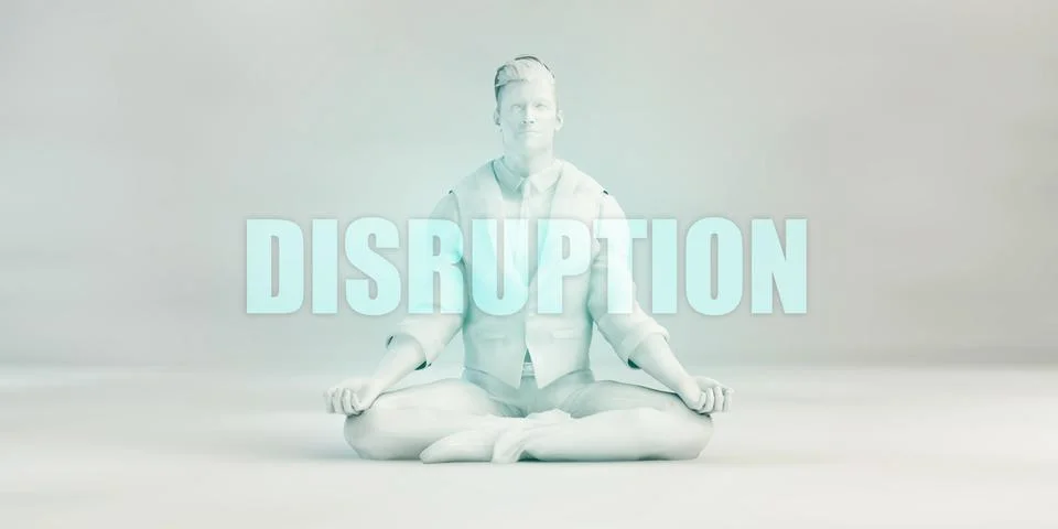 Disruption Easy Solution Stock Illustration