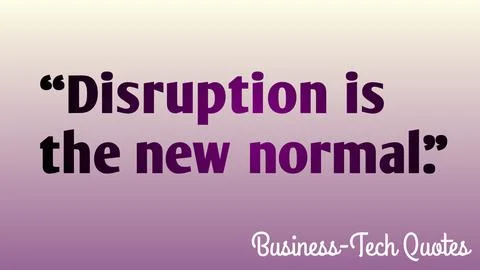Disruption is the new normal イラスト素材
