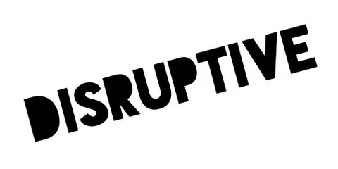 Disruptive rubber stamp Stock Illustration