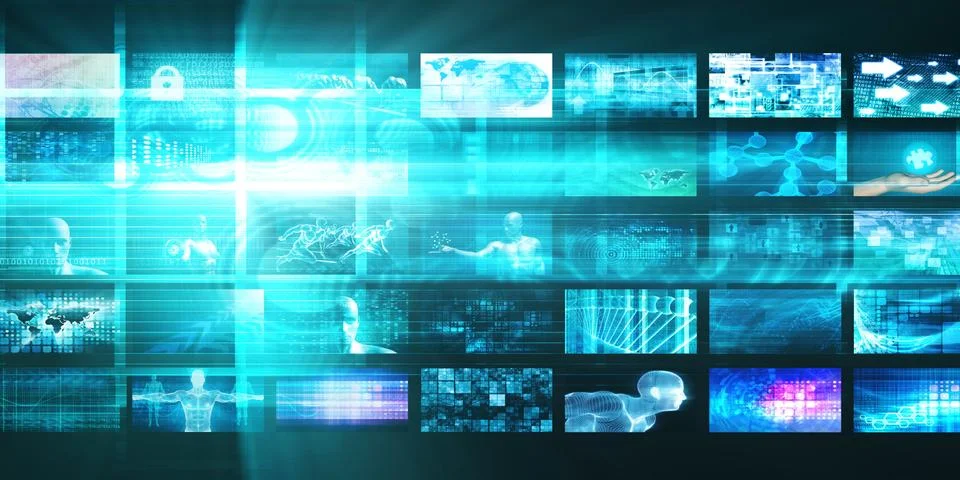 Disruptive Technologies 스톡 일러스트