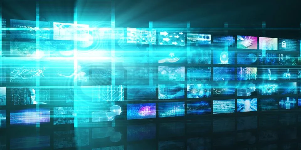 Disruptive Technologies 스톡 일러스트