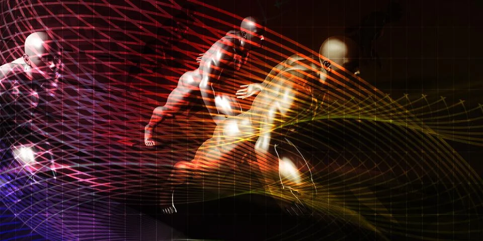 Disruptive Technology Stock Illustration