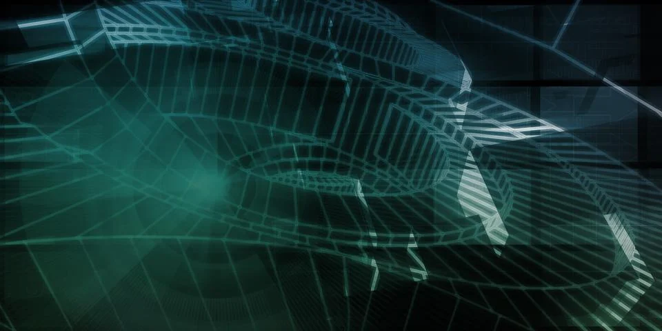 Disruptive Technology Illustrazione stock