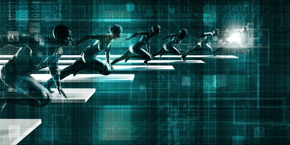 Disruptive Technology Illustrazione stock