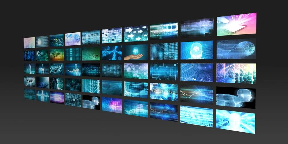 Disruptive Technology Illustrazione stock
