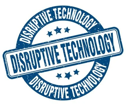 Disruptive technology stamp. disruptive technology label. round grunge sign Stock Illustration