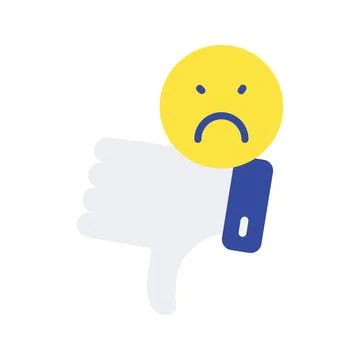 Dissatisfied Icon Image. Stock Illustration