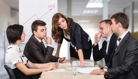 Dissatisfied manager Stock Photos