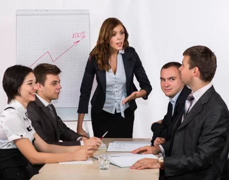 Dissatisfied manager Stock Photos