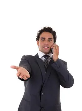 Dissatisfied with the response Stock Photos