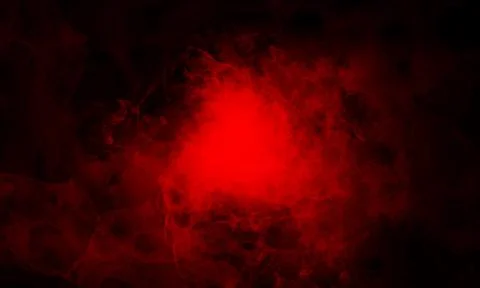 Dissolution of Red Ink Drop in Water Illustrazione stock