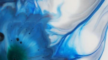 Dissolve ink in water Video stock 85911442