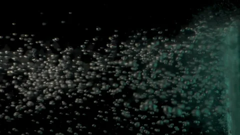 Dissolving Bath Bomb Creates Bubbles Stock Footage 274846512