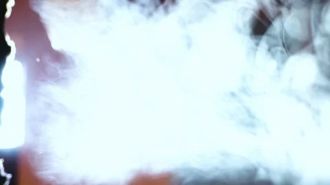 Dissolving Smoke Close Up Video stock 86519398