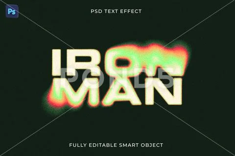 Dissolving Text Effect PSD Template