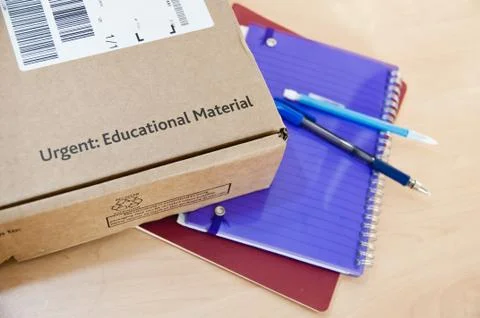 Distance learning delivery Stock Photos