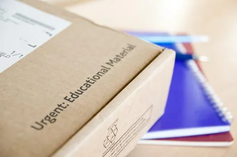 Distance learning delivery Stock Photos