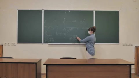 Distance Learning Online. Remote Education Stock Footage 134552655
