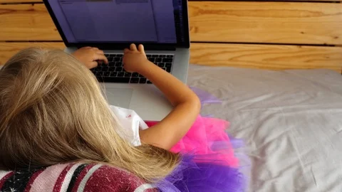 Distance Learning Quarantine Stock Footage 124490026